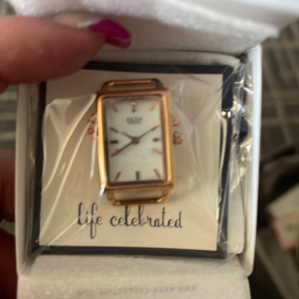 Keep Collective Rectangle Timekey Rose Gold
